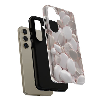 Phone Case – Soft Pink Pebble Pattern Protective Tough Case