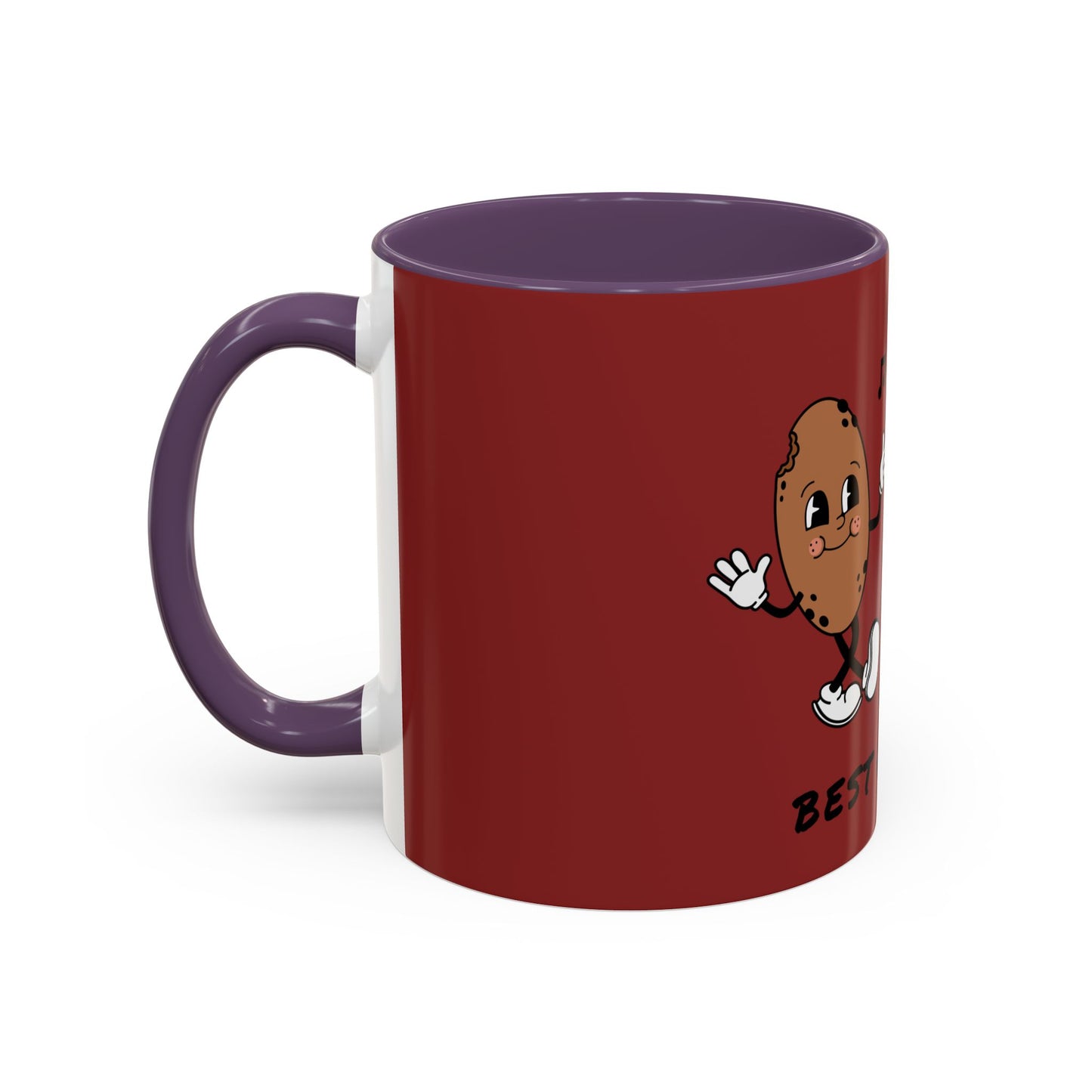 Best Friends Coffee Mug — Cute Cookie & Hot Cocoa Accent Mug (11/15oz)