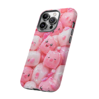 Cute Kawaii Pink Marshmallow Phone Case