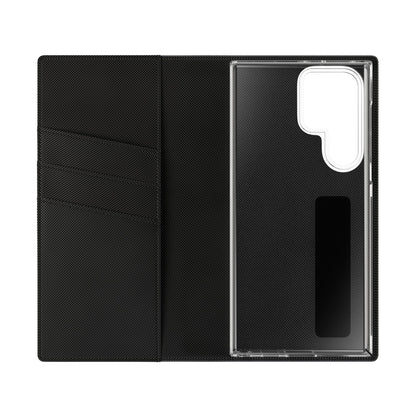 Leopard Patchwork Flip Wallet Case with Card Slots