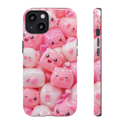 Cute Kawaii Pink Marshmallow Phone Case