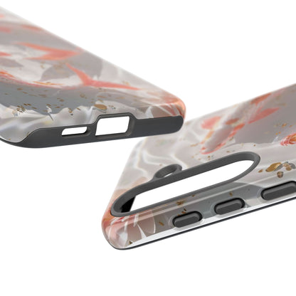 Koi Fish Phone Case "Serene Gold Fleck Watercolor"