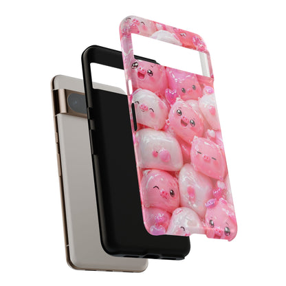 Cute Kawaii Pink Marshmallow Phone Case