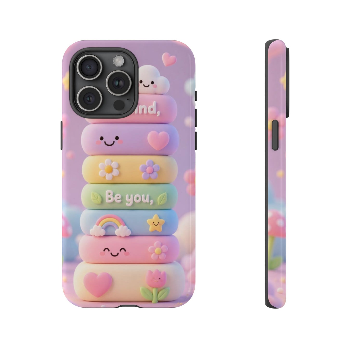 Cute Pastel Phone Case "Be Kind, Be You"