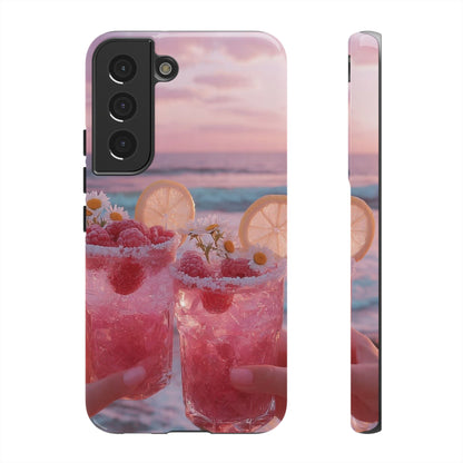 Tough Case - Pink Beach Cocktail Phone Case