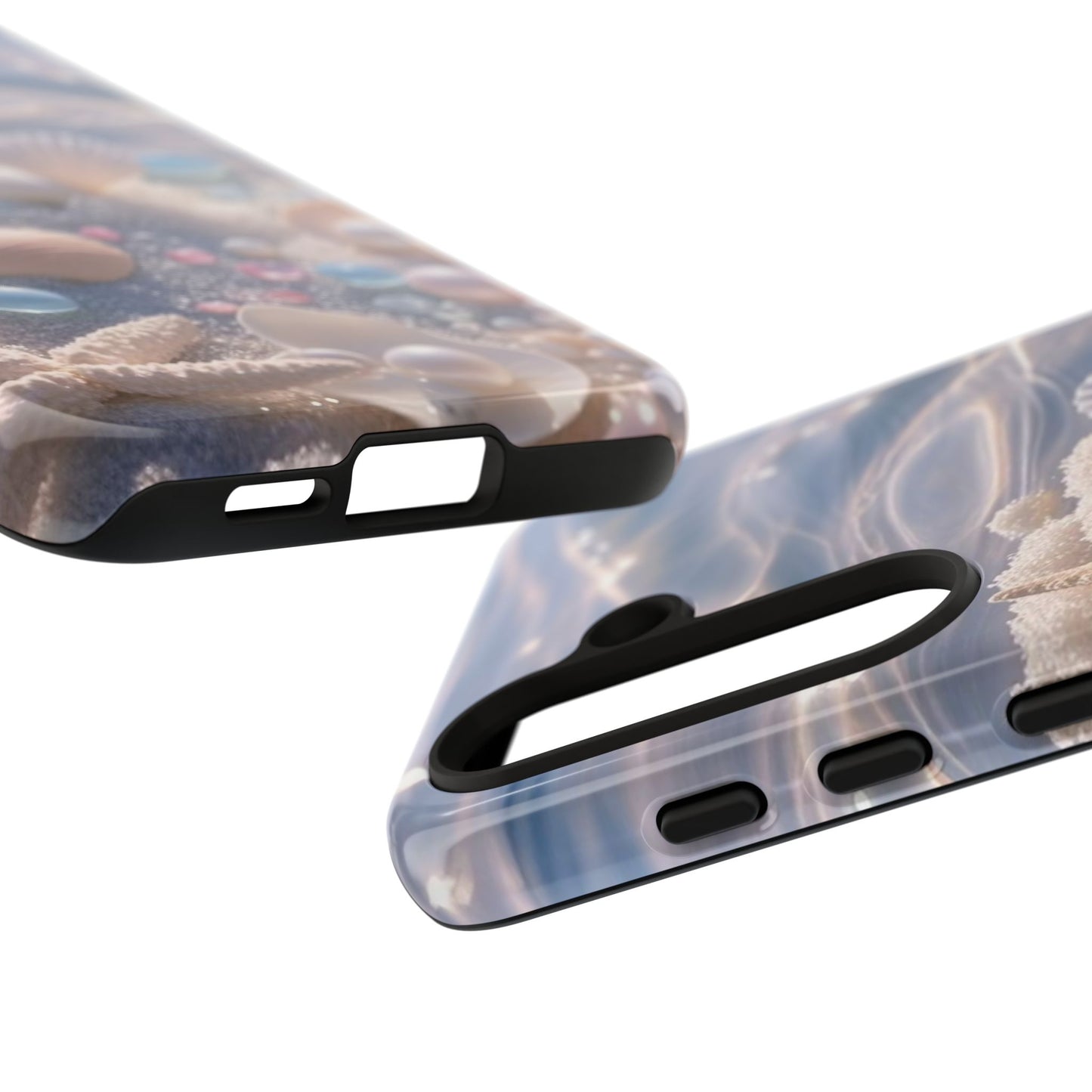 Seashell Pearl Phone Case — Pastel Beach Protective Tough Case