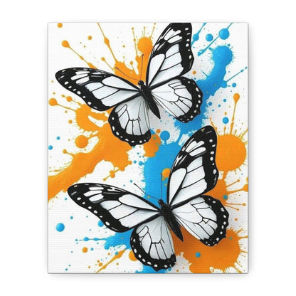 Butterfly Splash Canvas Wall Art — Matte Stretched Canvas