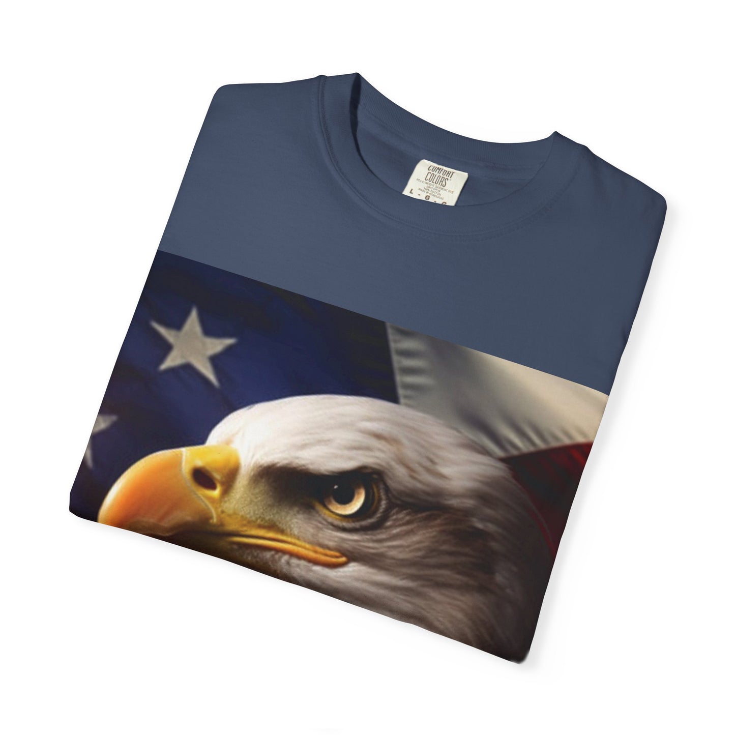 American Eagle Flag T-Shirt — Patriotic Bald Eagle Graphic Tee