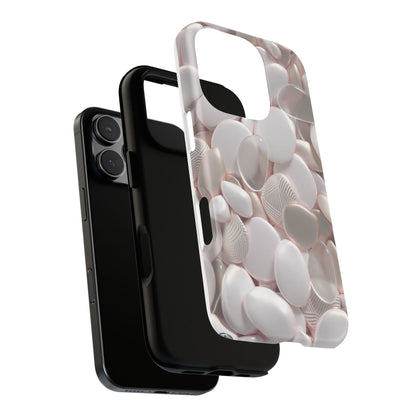 Phone Case – Soft Pink Pebble Pattern Protective Tough Case