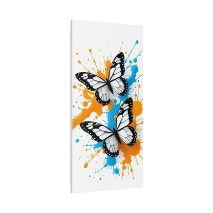 Butterfly Splash Canvas Wall Art — Matte Stretched Canvas