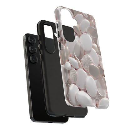 Phone Case – Soft Pink Pebble Pattern Protective Tough Case