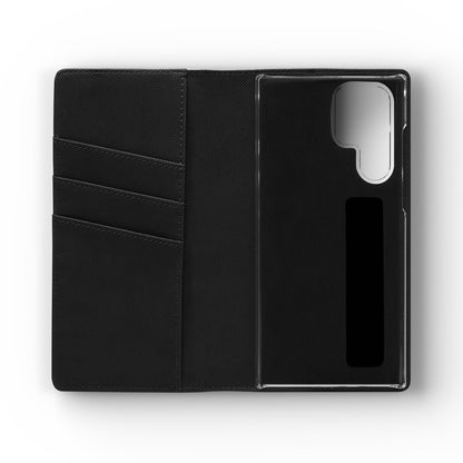 Leopard Patchwork Flip Wallet Case with Card Slots