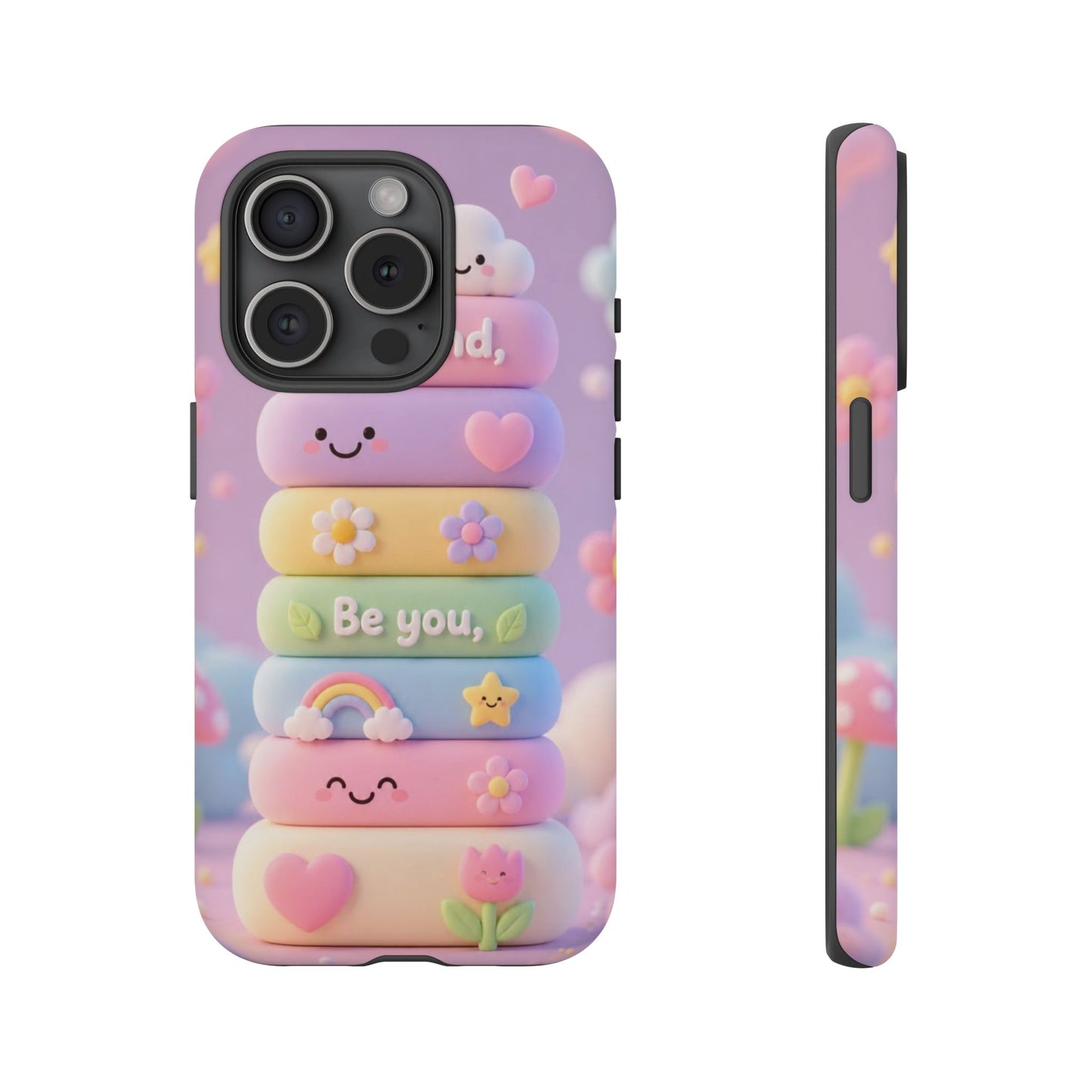 Cute Pastel Phone Case "Be Kind, Be You"
