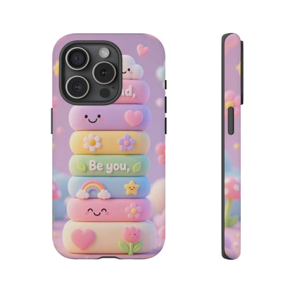 Cute Pastel Phone Case "Be Kind, Be You"