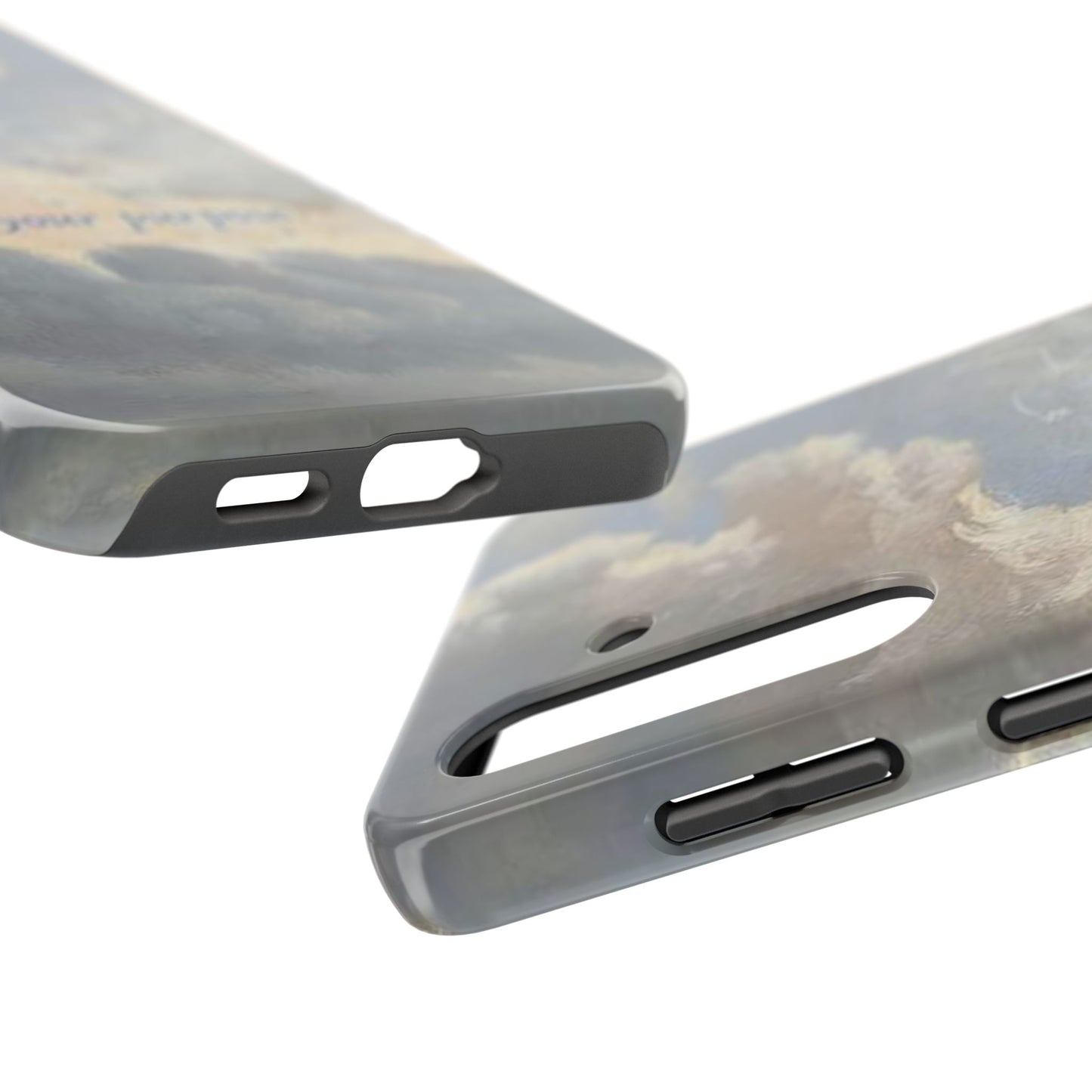 Cloudy Sky 'Live Your Purpose' Tough Phone Case — Motivational Protective Phone Cover