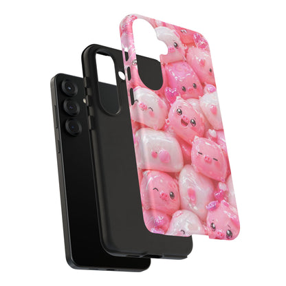 Cute Kawaii Pink Marshmallow Phone Case