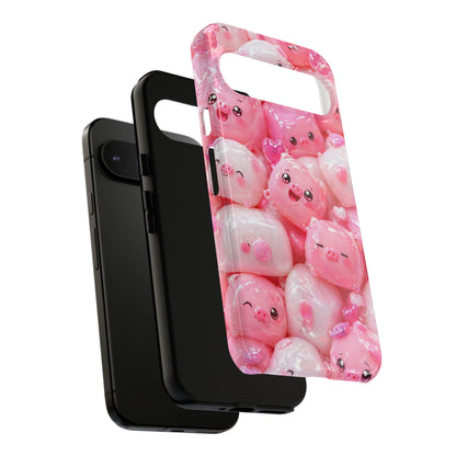 Cute Kawaii Pink Marshmallow Phone Case
