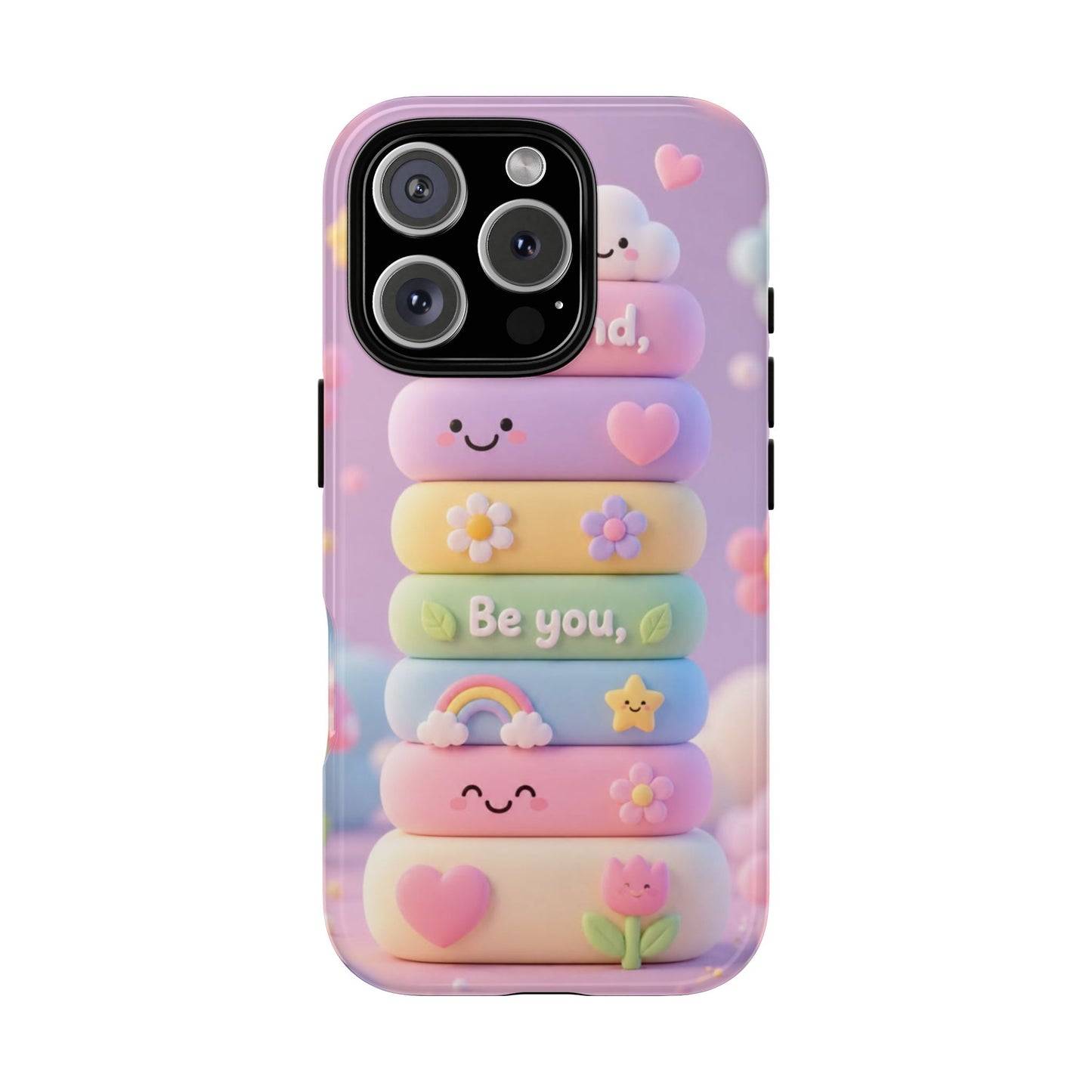 Cute Pastel Phone Case "Be Kind, Be You"