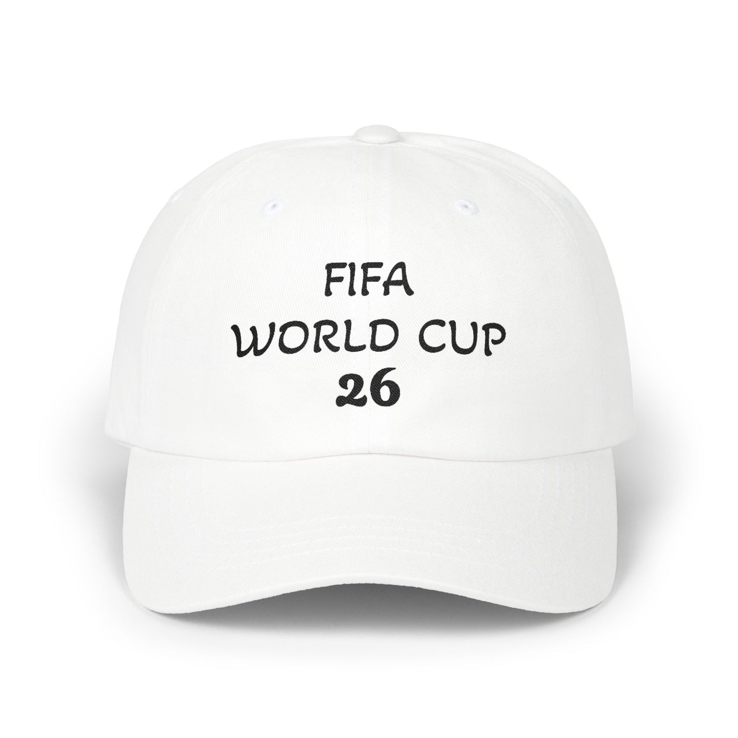 Dad Cap — "FIFA WORLD CUP 26" Embroidered Baseball Hat