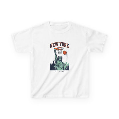 Kids T-Shirt — New York Statue of Liberty Basketball 'City Pride' Tee