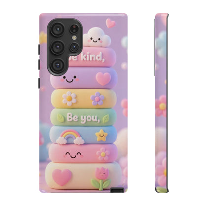 Cute Pastel 'Be Kind, Be You' Phone Case - Samsung