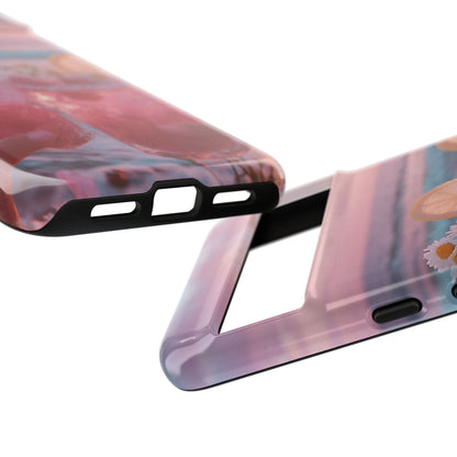 Pink Sunset Cocktail Phone Case — Beach Drink Protective Cover