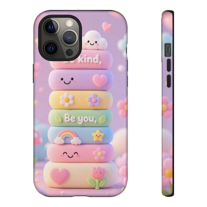Cute Pastel Phone Case "Be Kind, Be You"