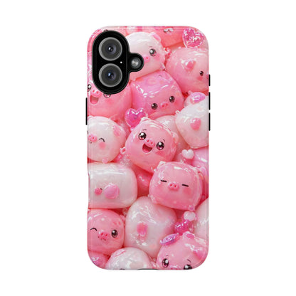 Cute Kawaii Pink Marshmallow Phone Case