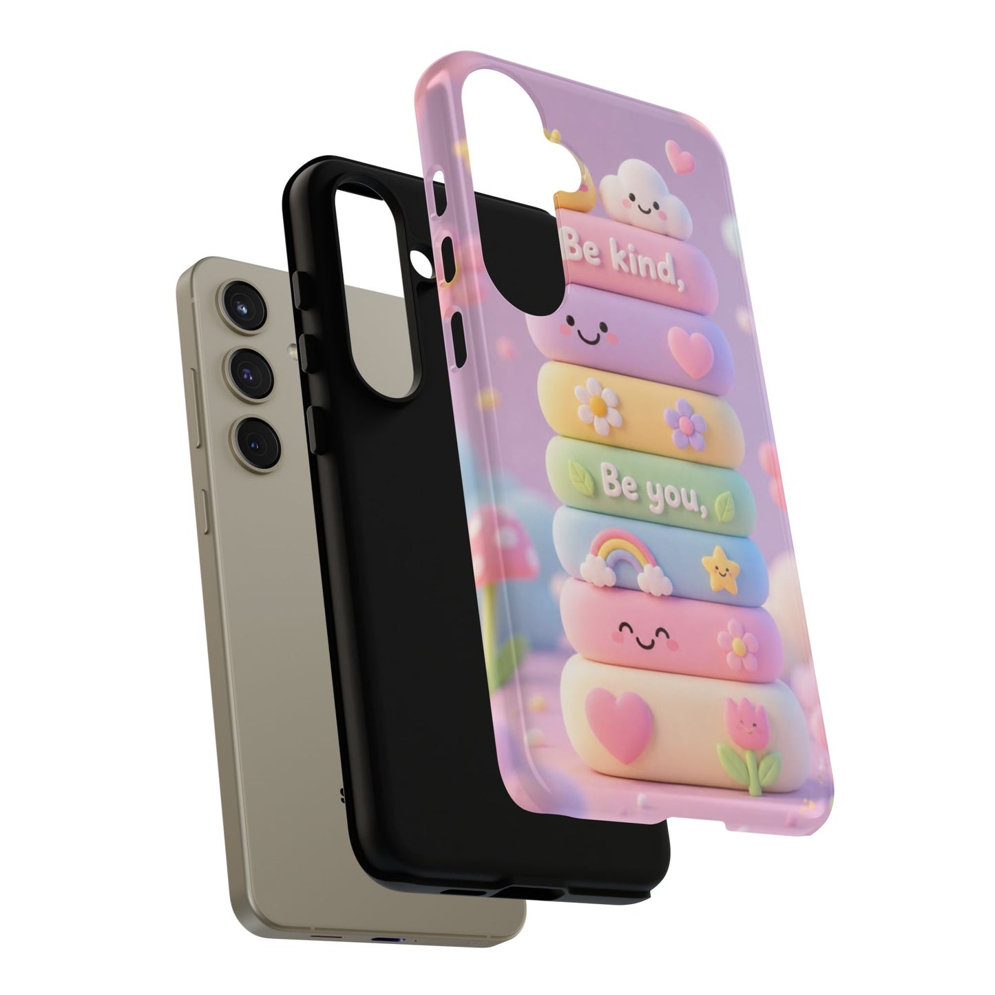 Cute Pastel Phone Case "Be Kind, Be You"