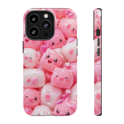 Cute Kawaii Pink Marshmallow Phone Case