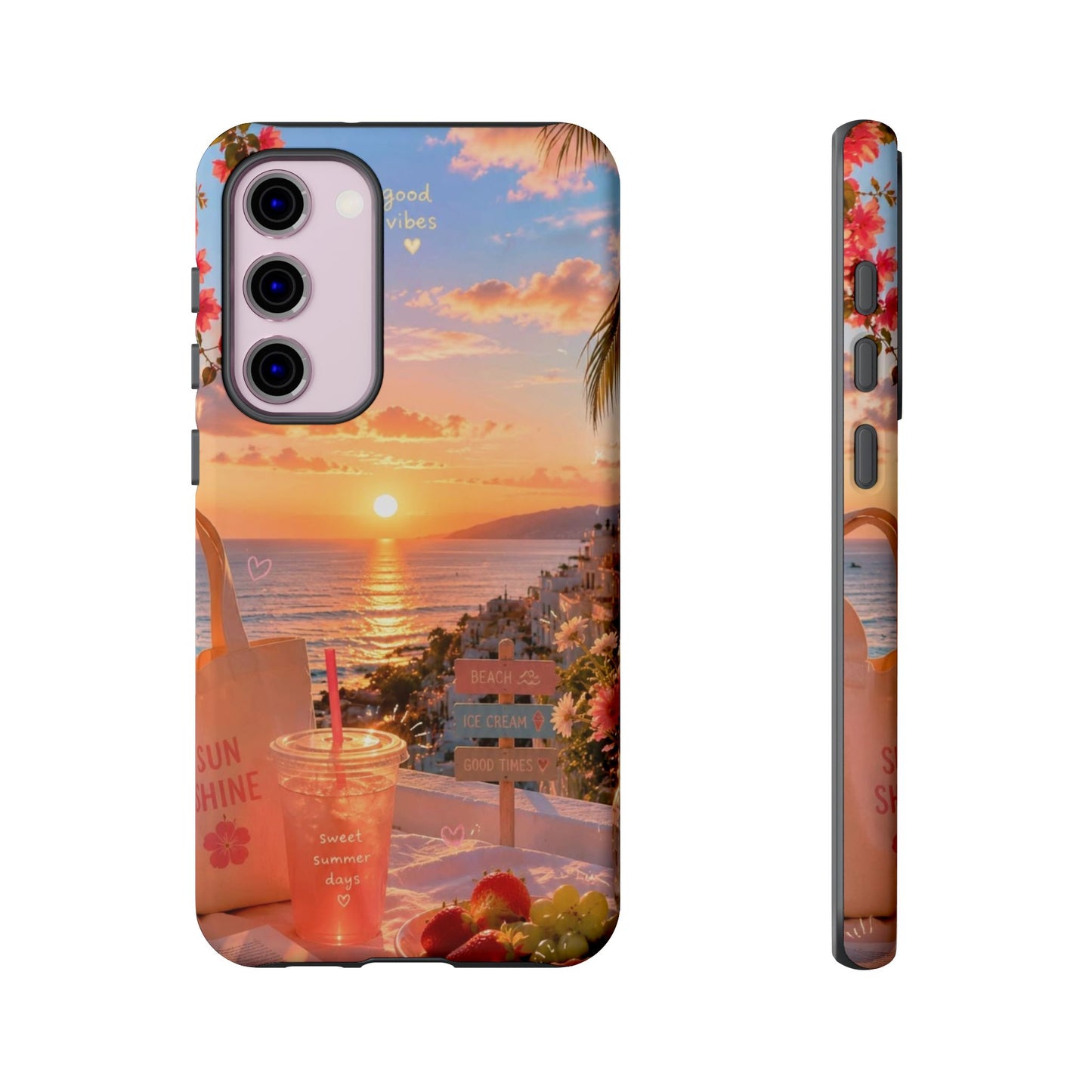 Sunset Beach Phone Case 'Good Vibes'