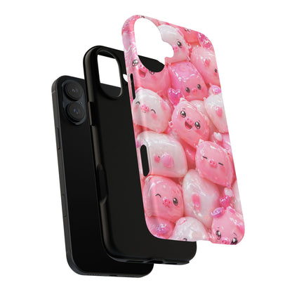 Cute Kawaii Pink Marshmallow Phone Case