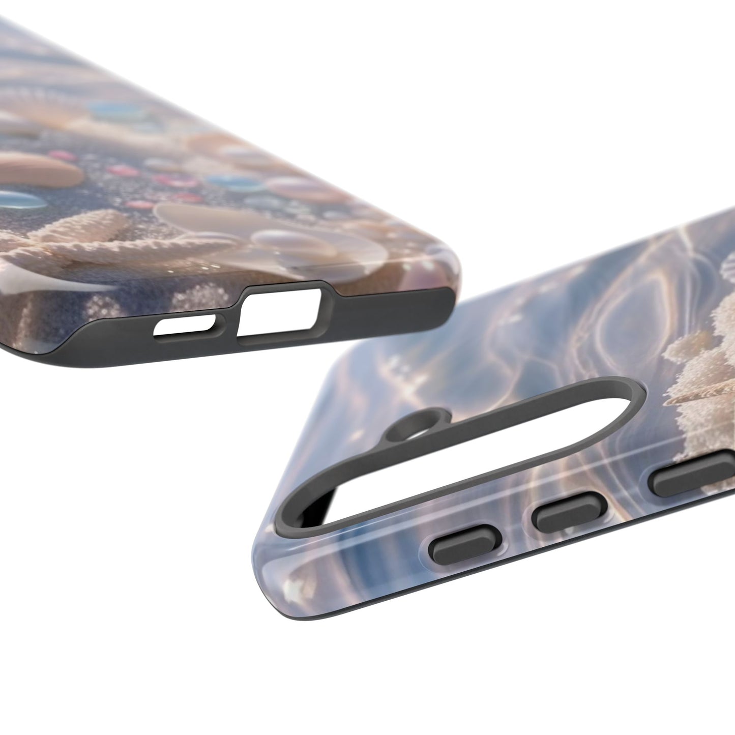 Seashell Pearl Phone Case — Pastel Beach Protective Tough Case