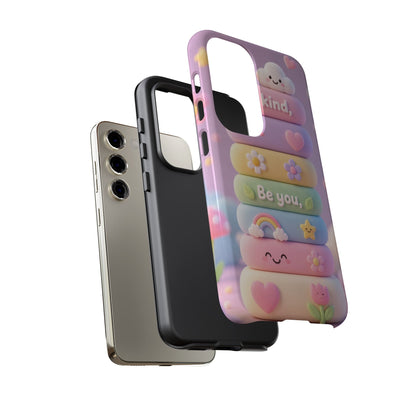 Cute Pastel 'Be Kind, Be You' Phone Case - Samsung