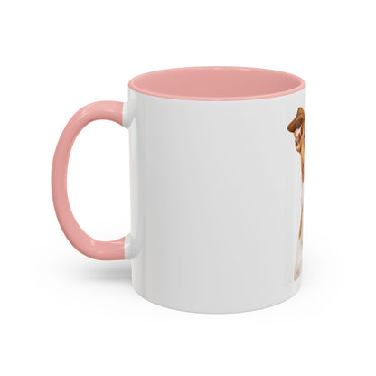 Surprised Dog Accent Coffee Mug – Funny Jack Russell Face 11/15oz