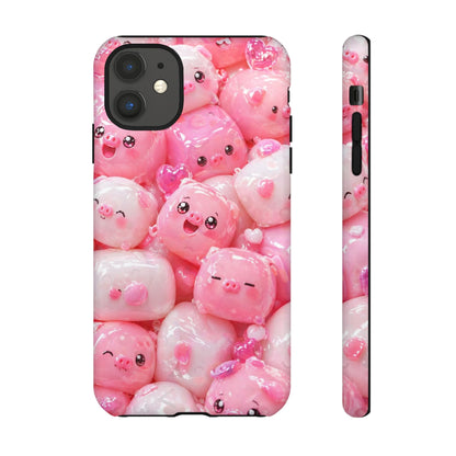 Cute Kawaii Pink Marshmallow Phone Case