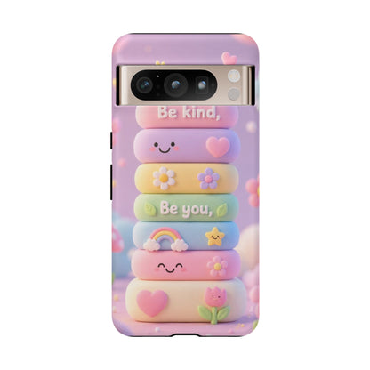 Cute Pastel Phone Case "Be Kind, Be You"