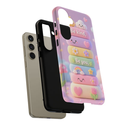 Cute Pastel Phone Case "Be Kind, Be You"