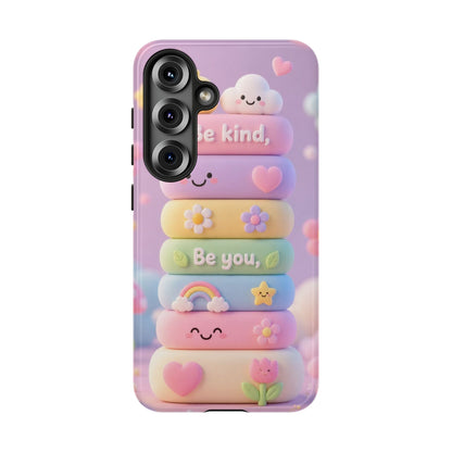 Cute Pastel Phone Case "Be Kind, Be You"