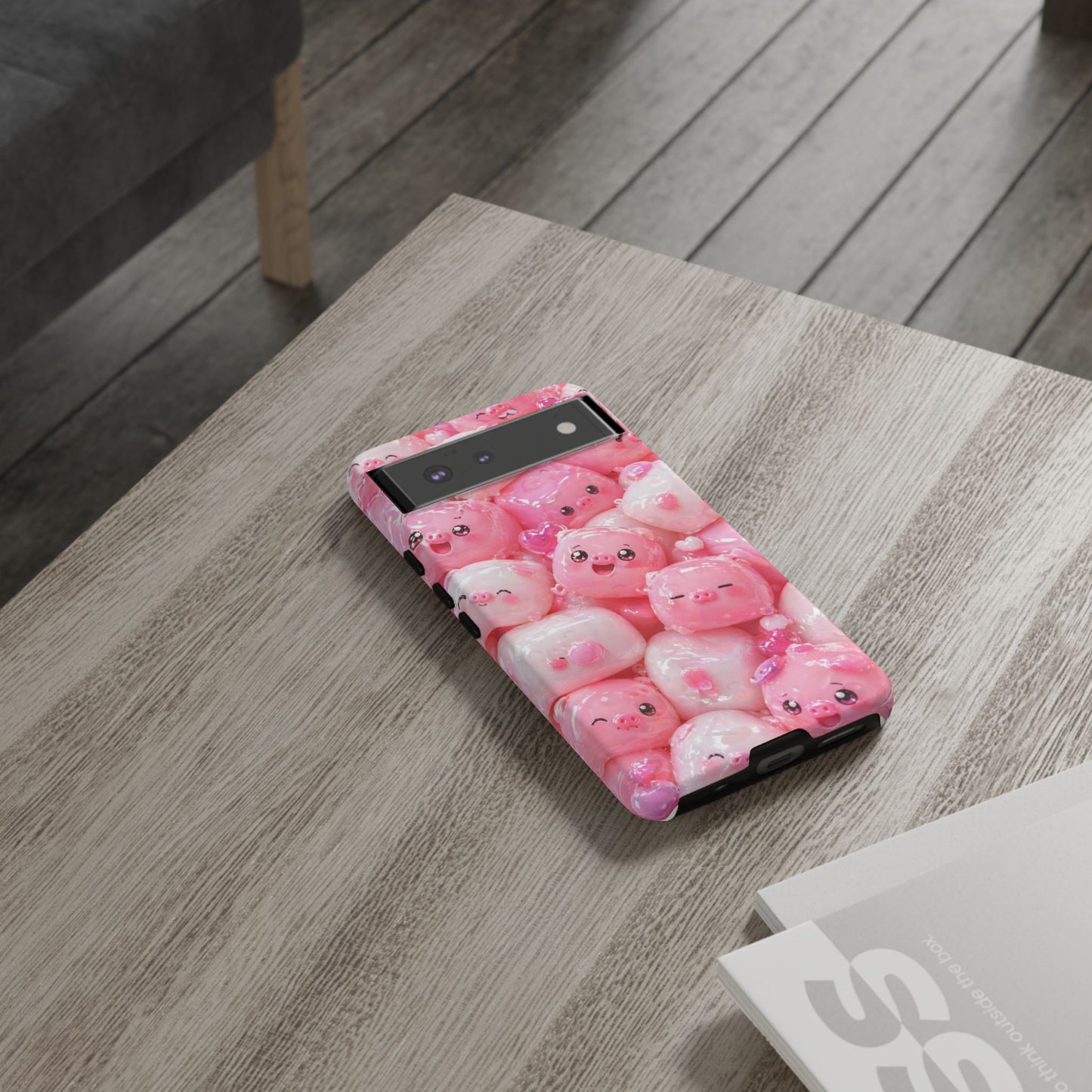 Cute Kawaii Pink Marshmallow Phone Case
