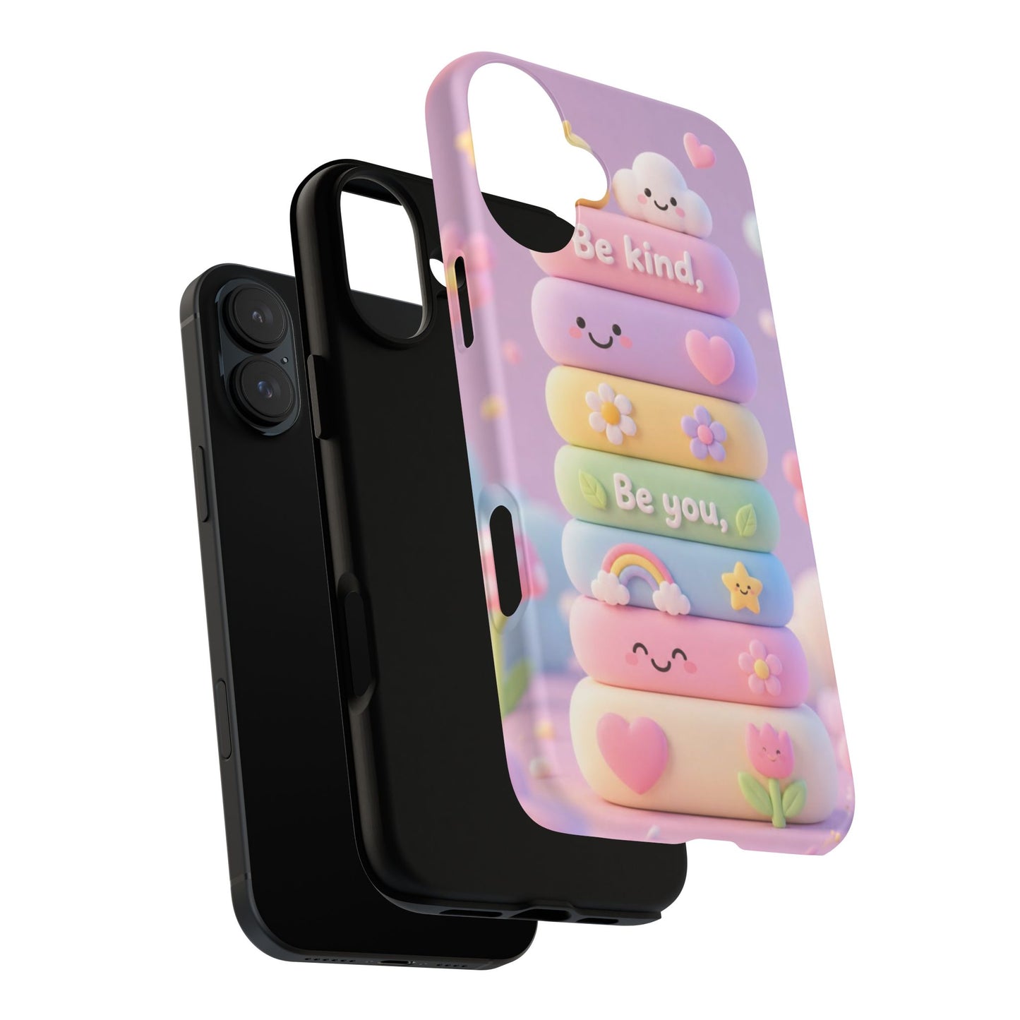 Cute Pastel Phone Case "Be Kind, Be You"