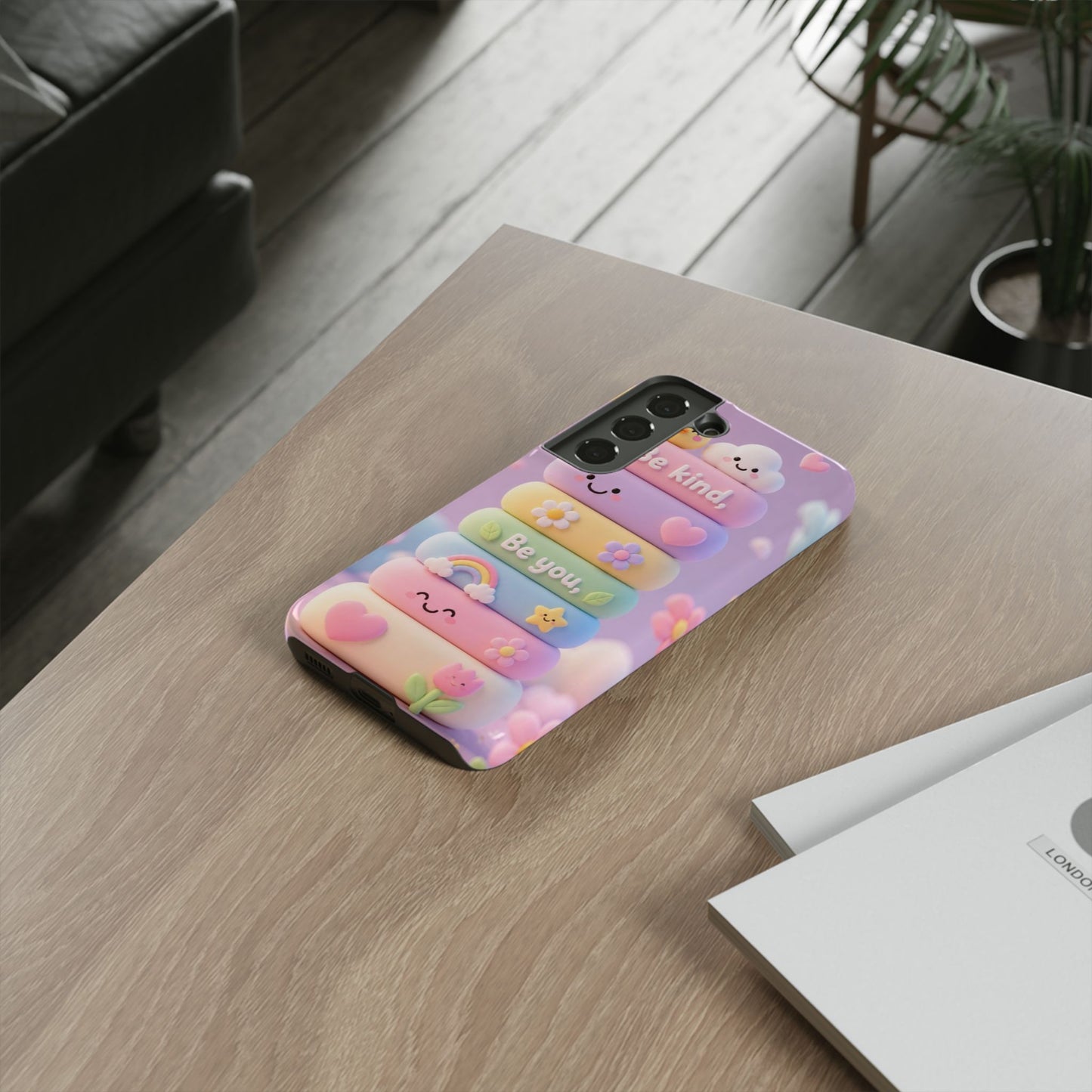 Cute Pastel 'Be Kind, Be You' Phone Case - Samsung