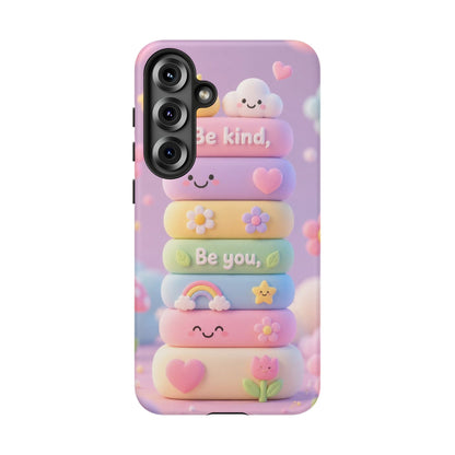Cute Pastel Phone Case "Be Kind, Be You"