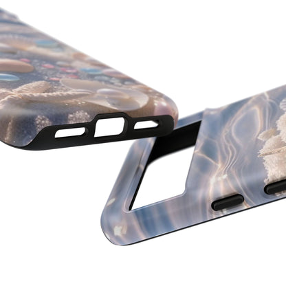 Seashell Pearl Phone Case — Pastel Beach Protective Tough Case