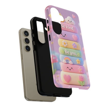 Cute Pastel Phone Case "Be Kind, Be You"