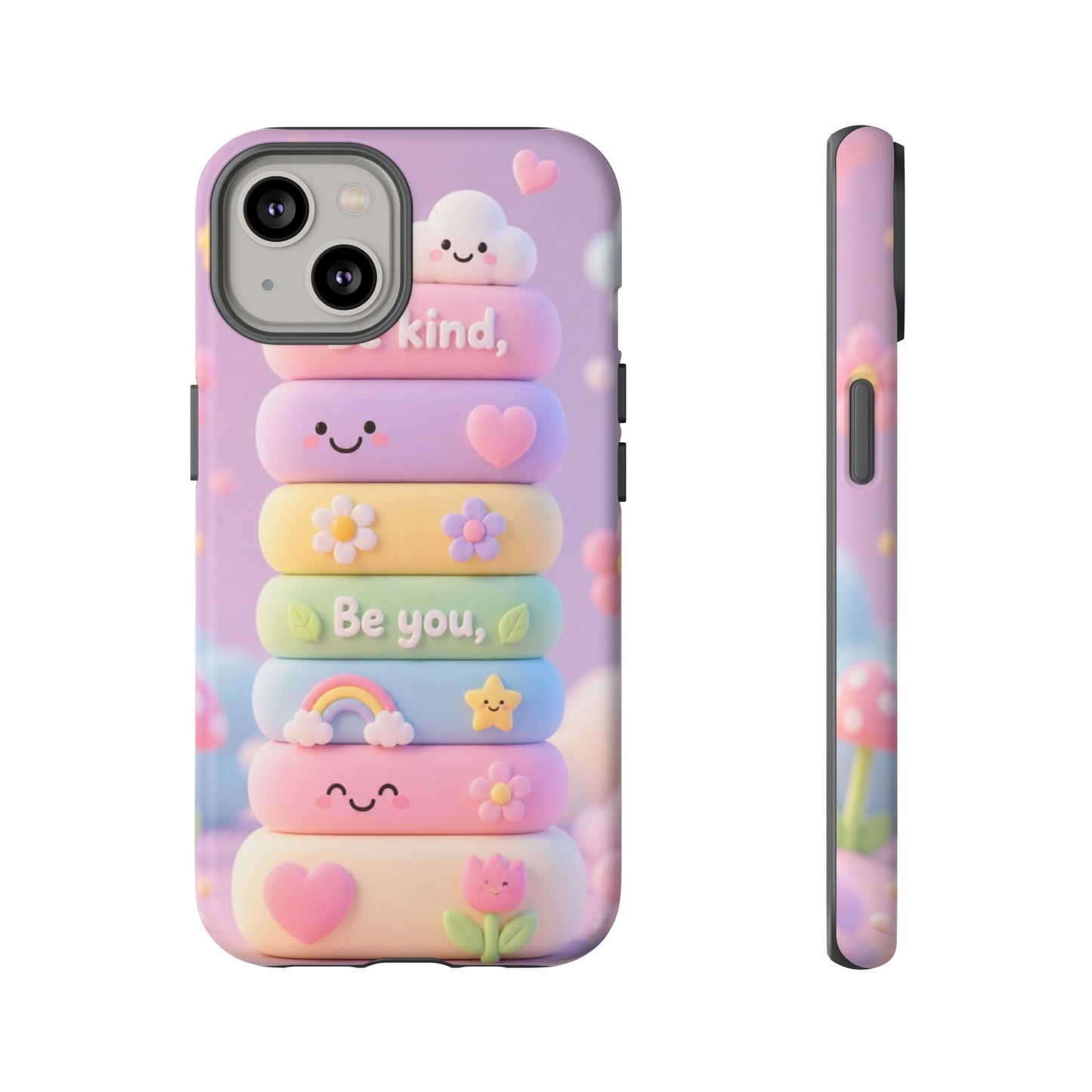 Cute Pastel Phone Case "Be Kind, Be You"