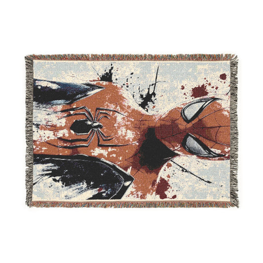 Spider-Man Woven Blanket — Retro Comic Hero Throw for Kids & Fans
