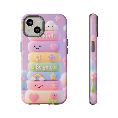 Cute Pastel Phone Case "Be Kind, Be You"