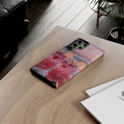 Tough Case - Pink Beach Cocktail Phone Case