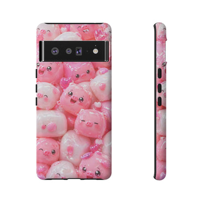 Cute Kawaii Pink Marshmallow Phone Case